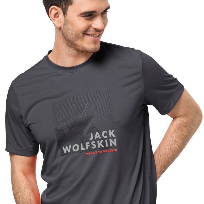 Jack Wolfskin HIKING S/S GRAPHIC T M Funktionsshirt Herren