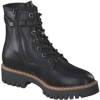 s.Oliver Schnürstiefelette in schwarz