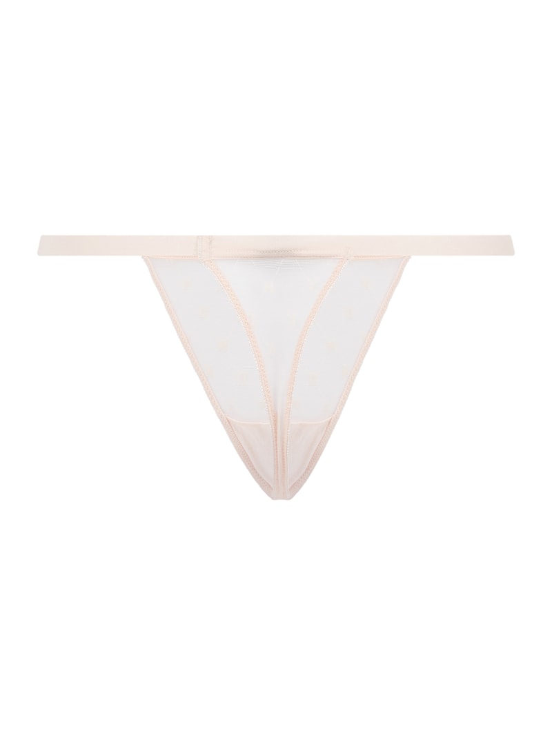 String aus Mesh in hellrosa