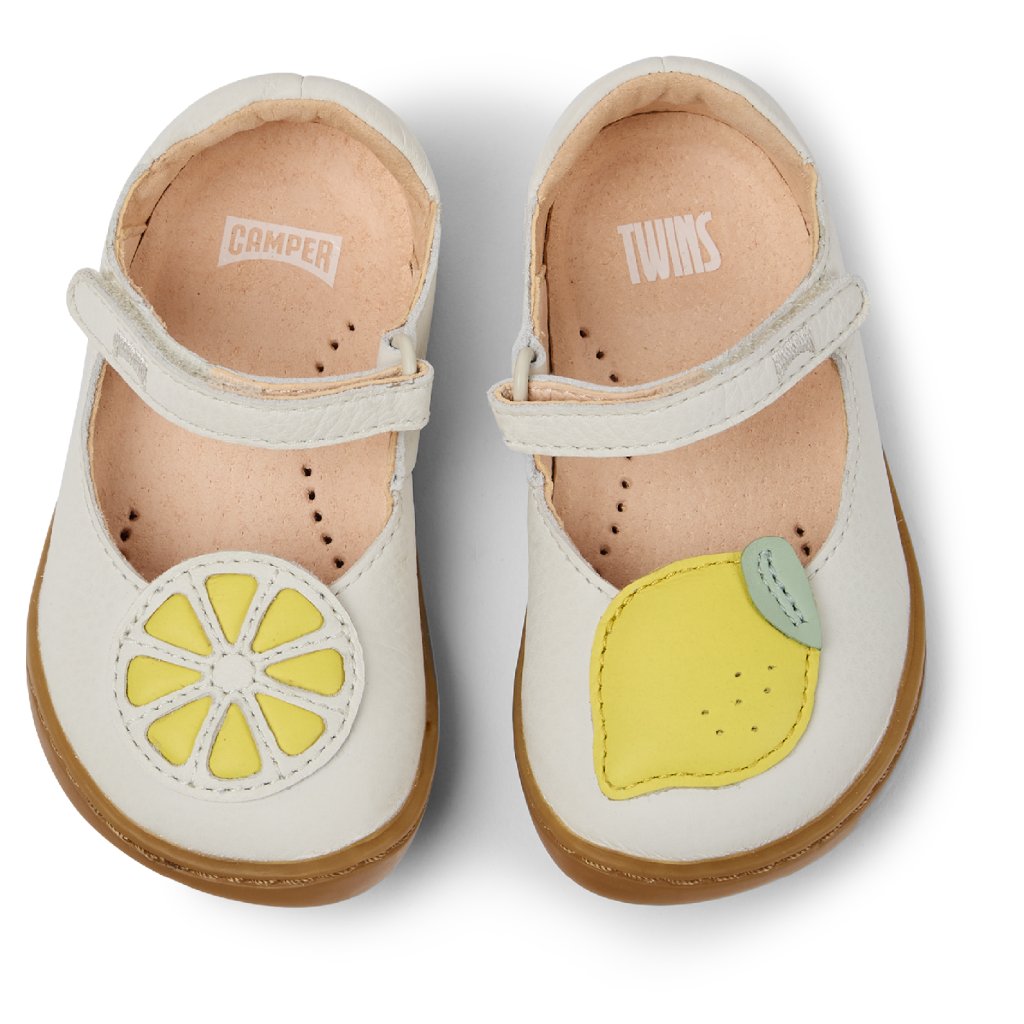 Camper Sella Houston White Ballerinas (K800493-002, First Walkers)