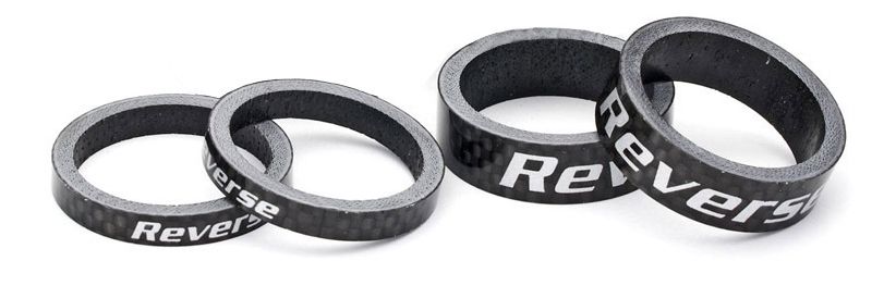 Reverse Components Spacer Set Carbon 1 1/8