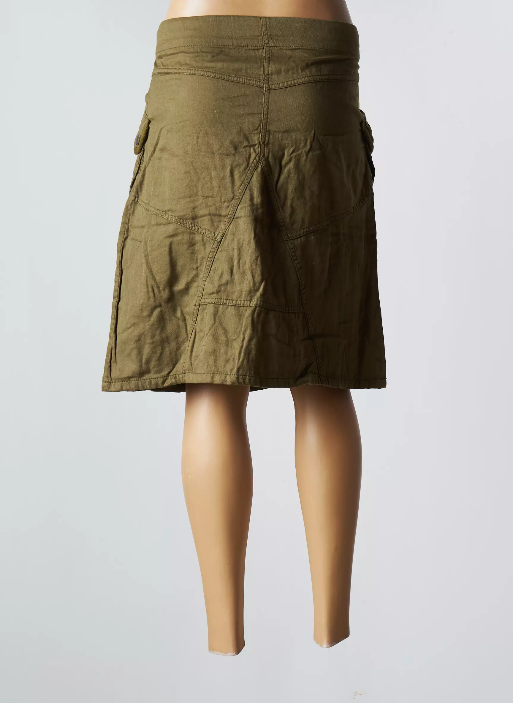 Diesel Jupes Mi Longues Femme couleur vert