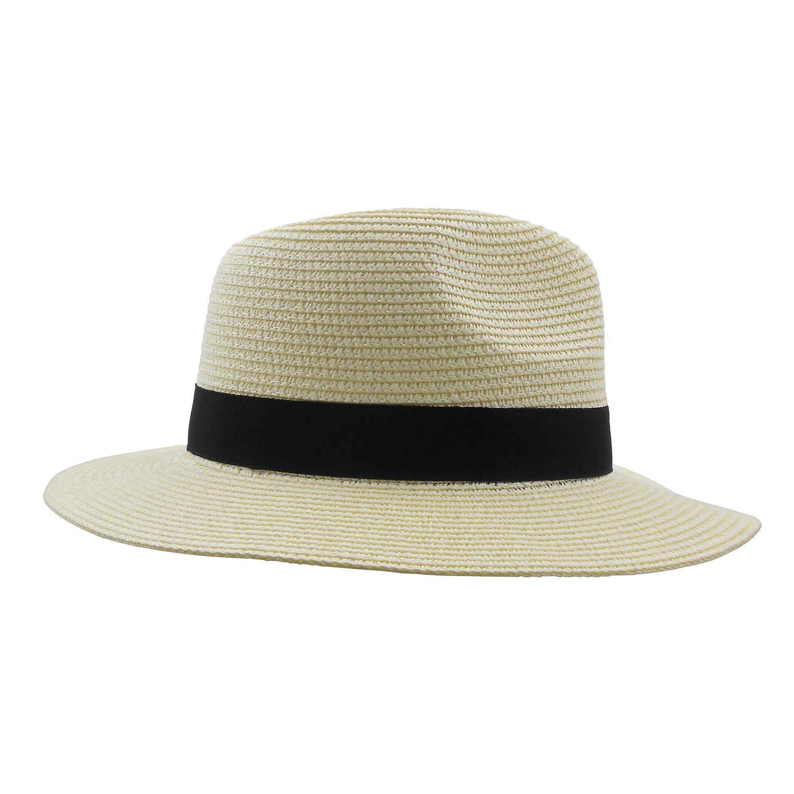 Yalion Outdoorhut Damen/Mann Strohhut Temperament Sonnenhüte Breiter Krempe Strandmütze Sonnenschutz