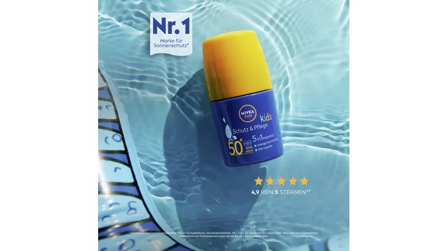NIVEA SUN Kids Schutz & Pflege Sonnen-Roller LF50+ 50 ml