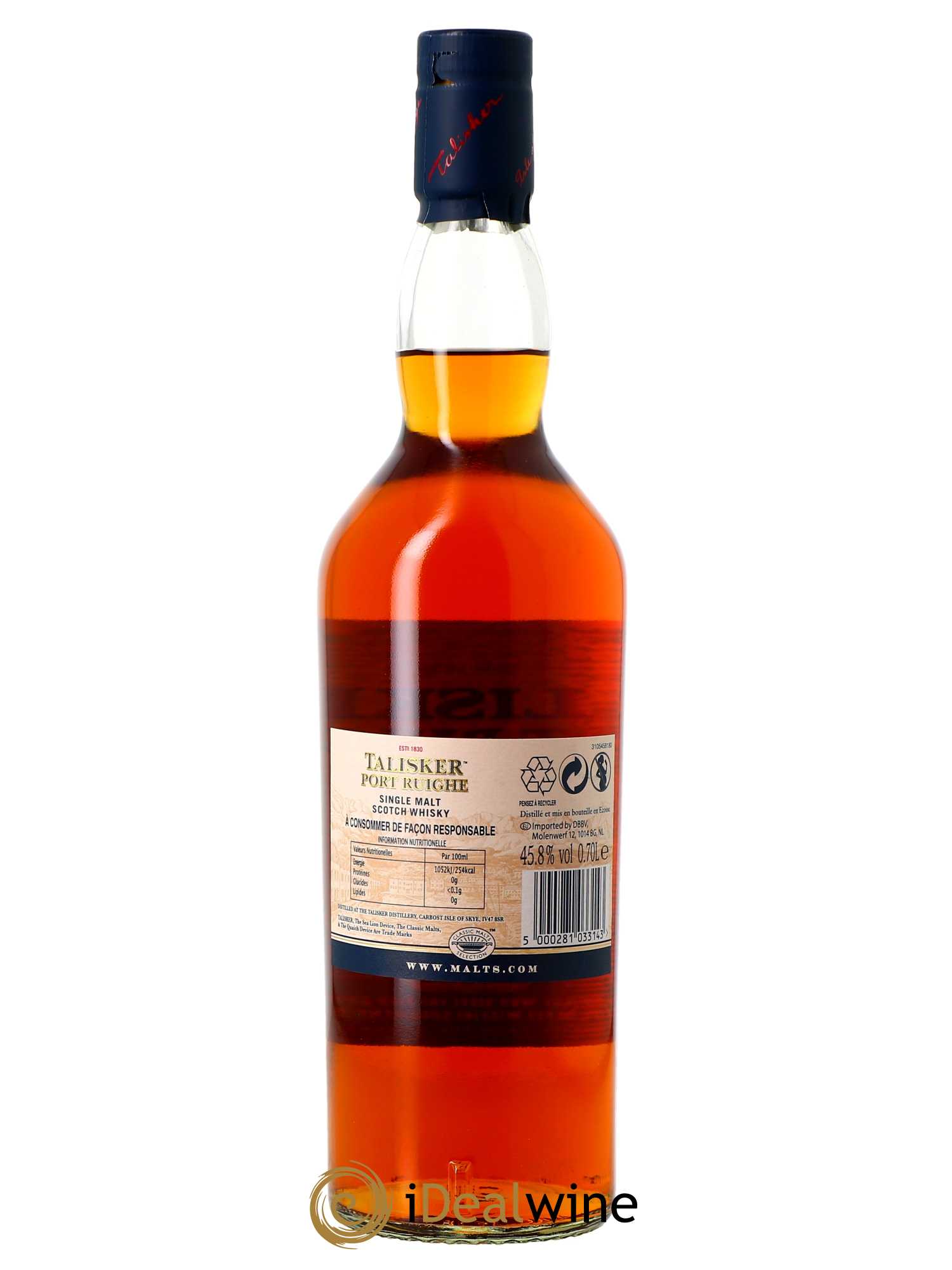 Whisky Talisker Port Ruighe (70cl)  - Lot de 1 Bouteille