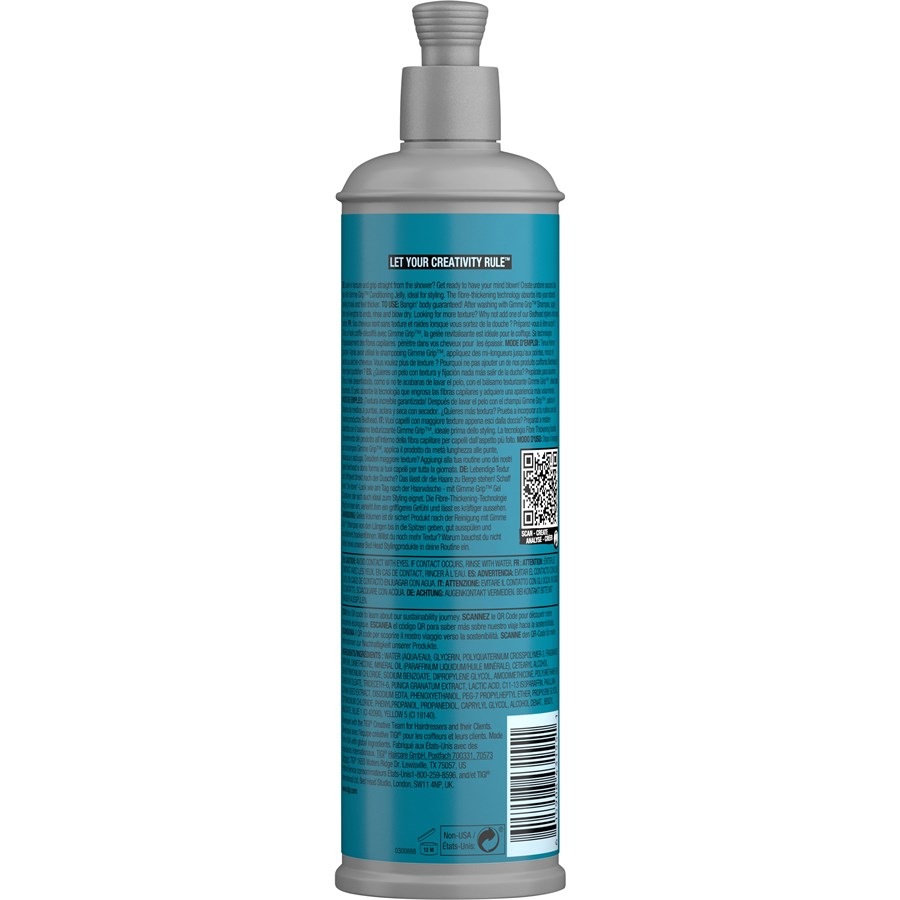TIGI Bed Head Gimme Grip texturáló balzsam zselé