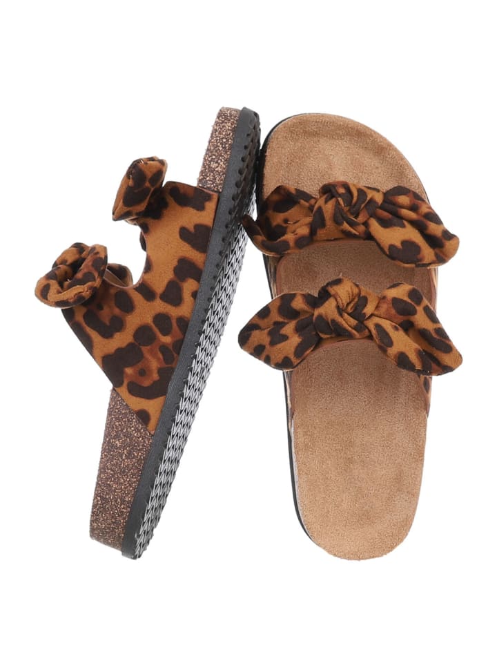 Ital-Design Sandale & Sandalette in Braun und Beige günstig kaufen