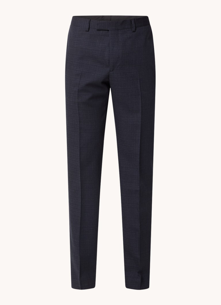 Pantaloni Sandro slim fit din lână virgină, cu buzunare laterale.