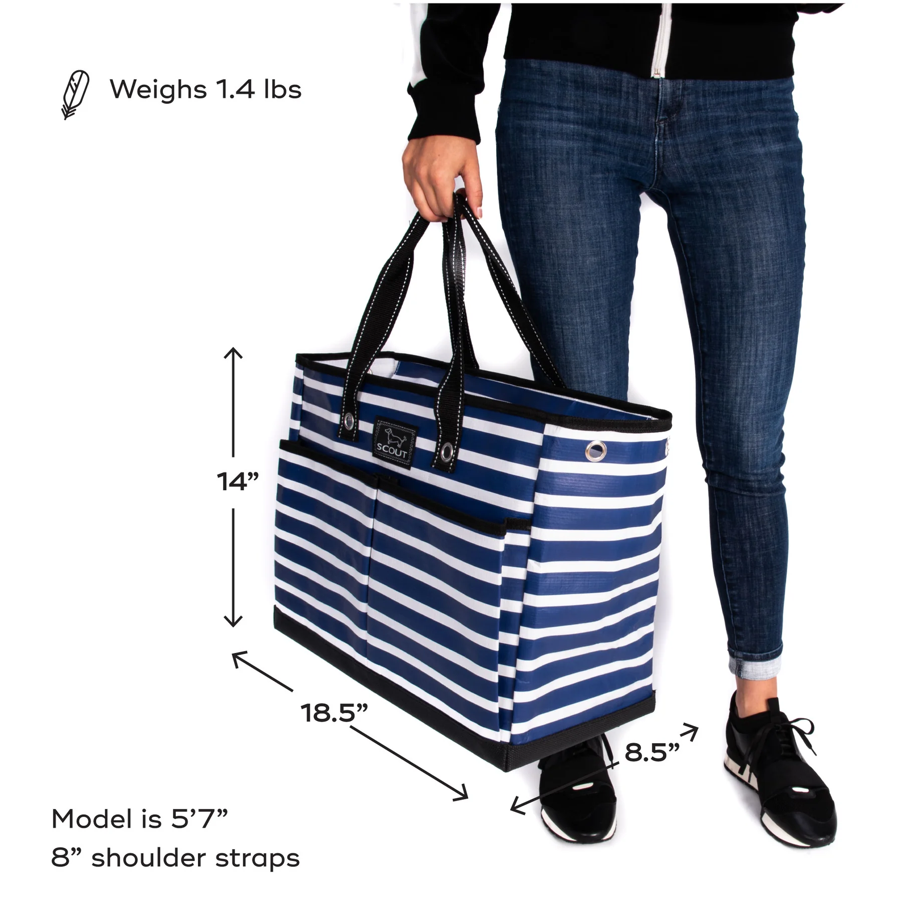 Pocket Tote Large The BJ Bag