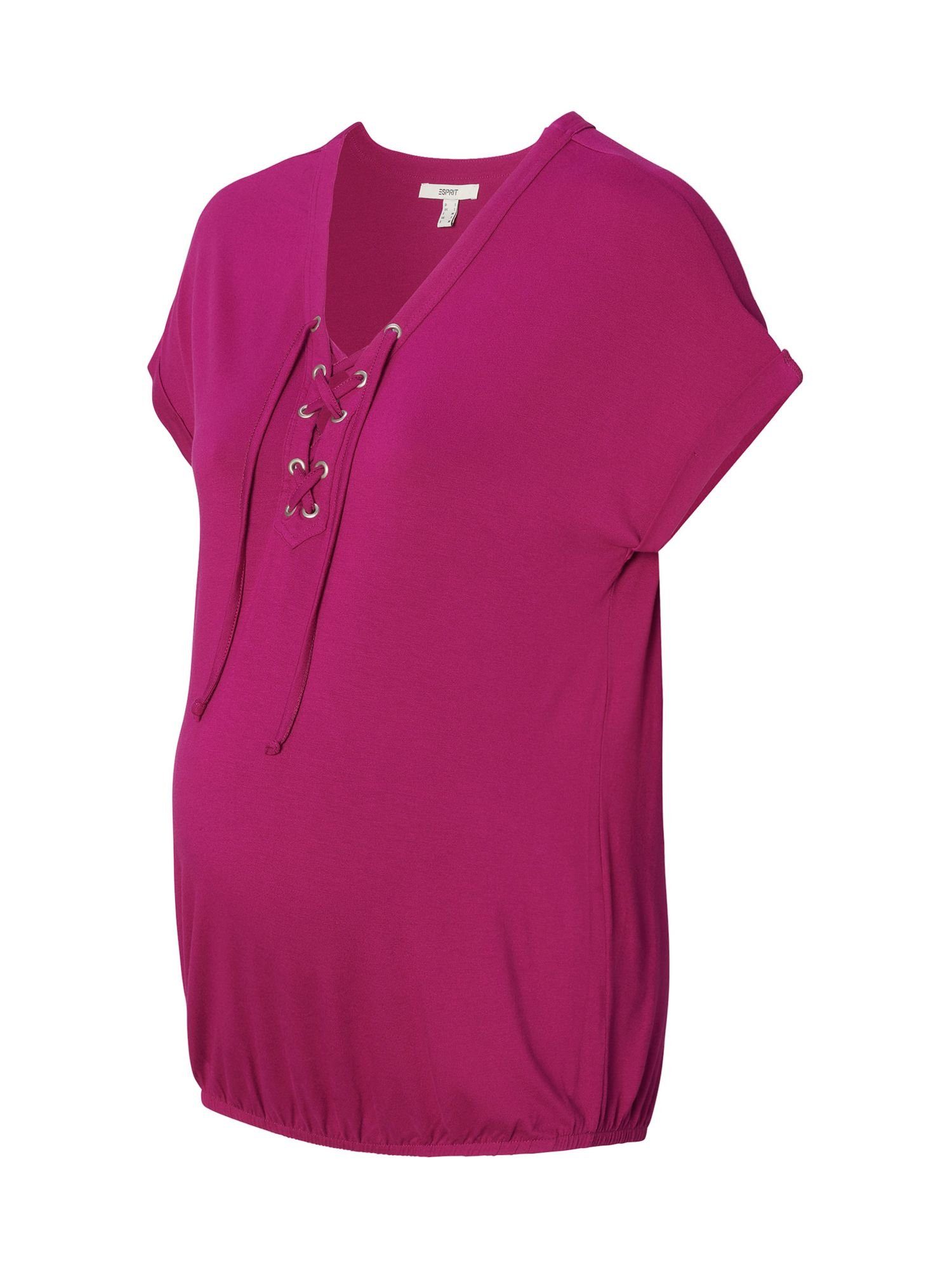 ESPRIT maternity Umstandsshirt MATERNITY T-Shirt mit Spitzendetails