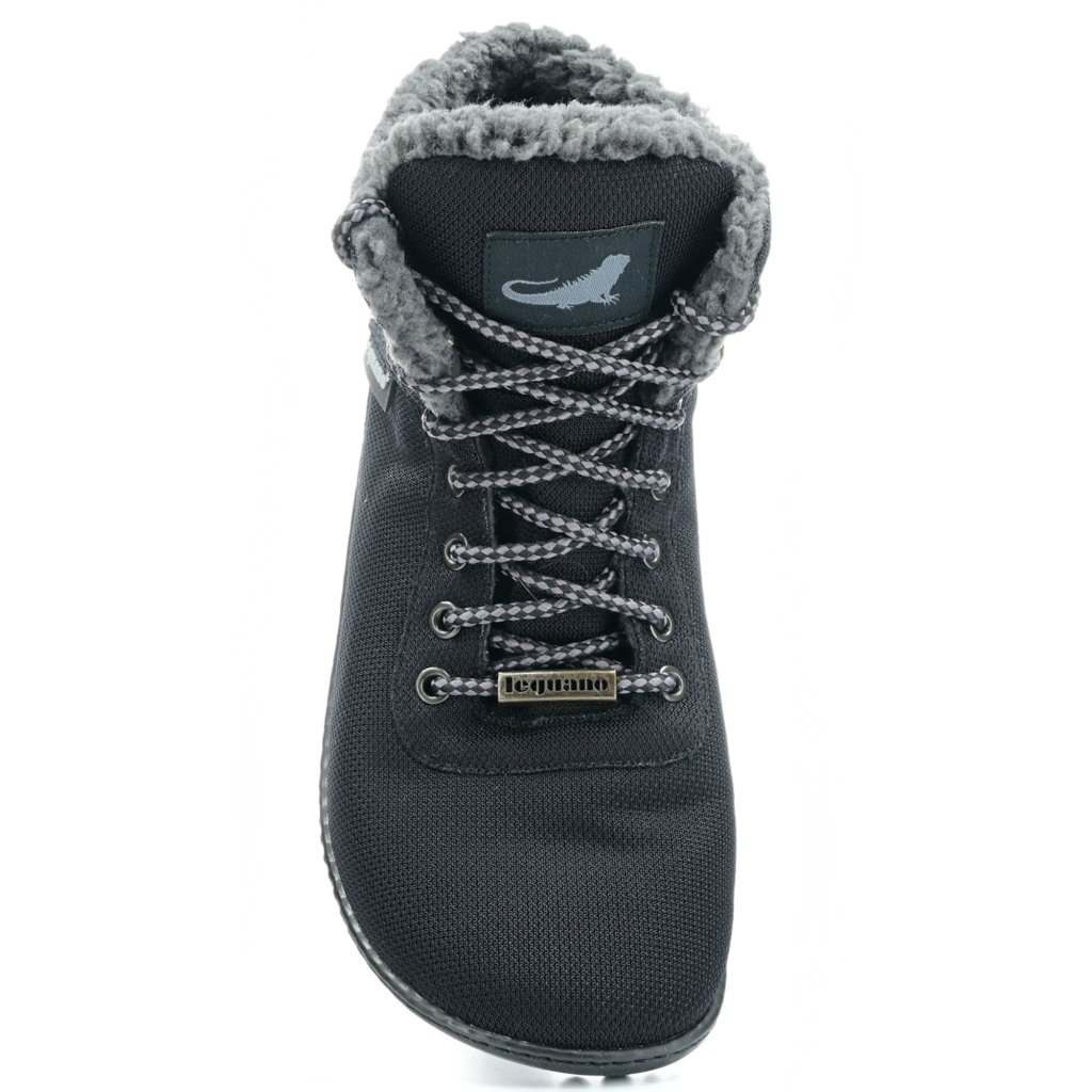 Leguano Kosmo Black Winterbarfußschuhe
