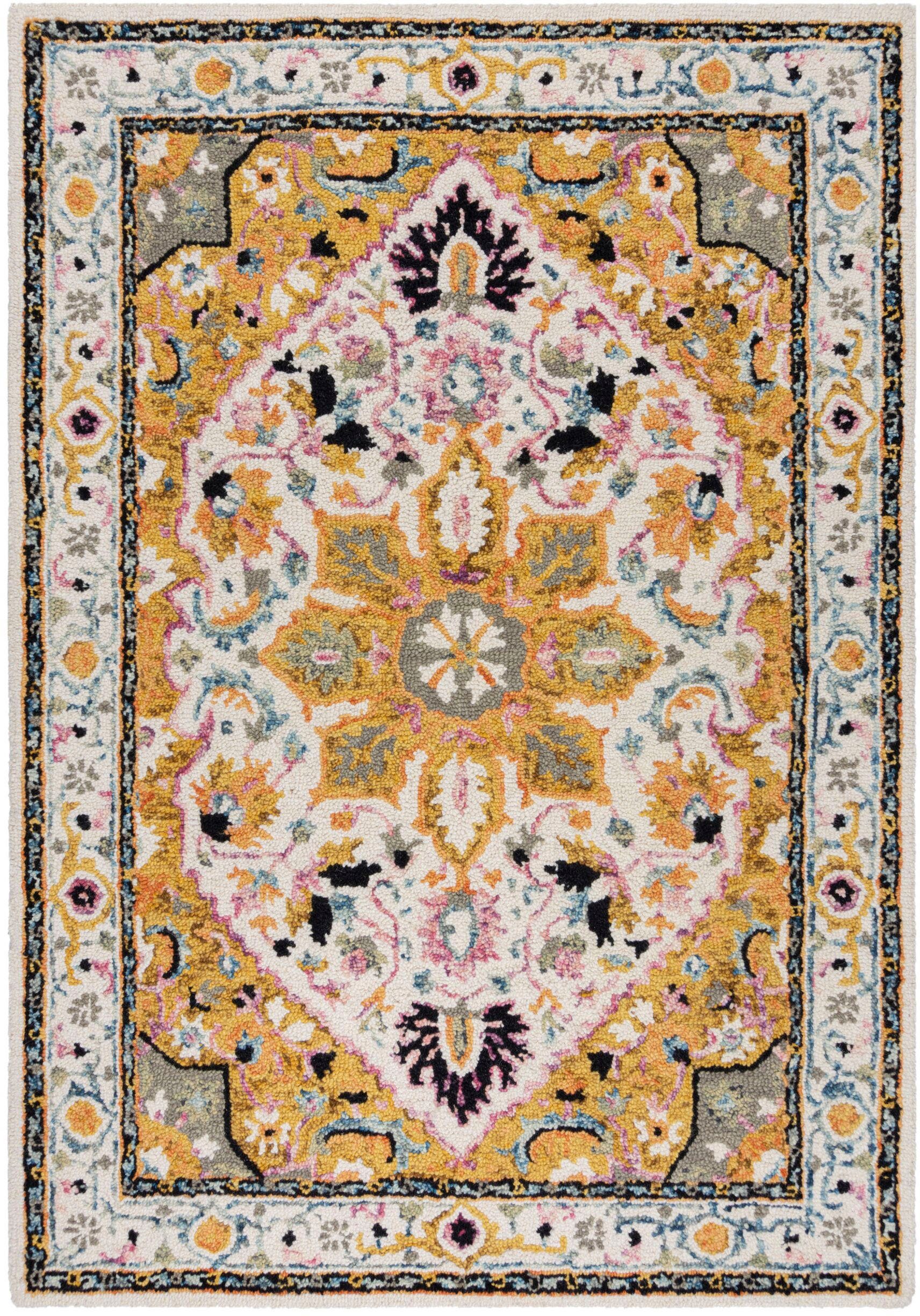 Wollteppich Dhalia, FLAIR RUGS, rechteckig, Höhe: 10 mm