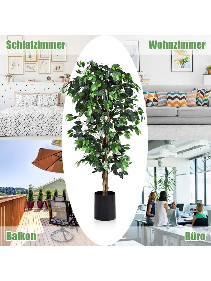 COSTWAY Zimmerpflanze 180cm in Grün günstig kaufen onesize