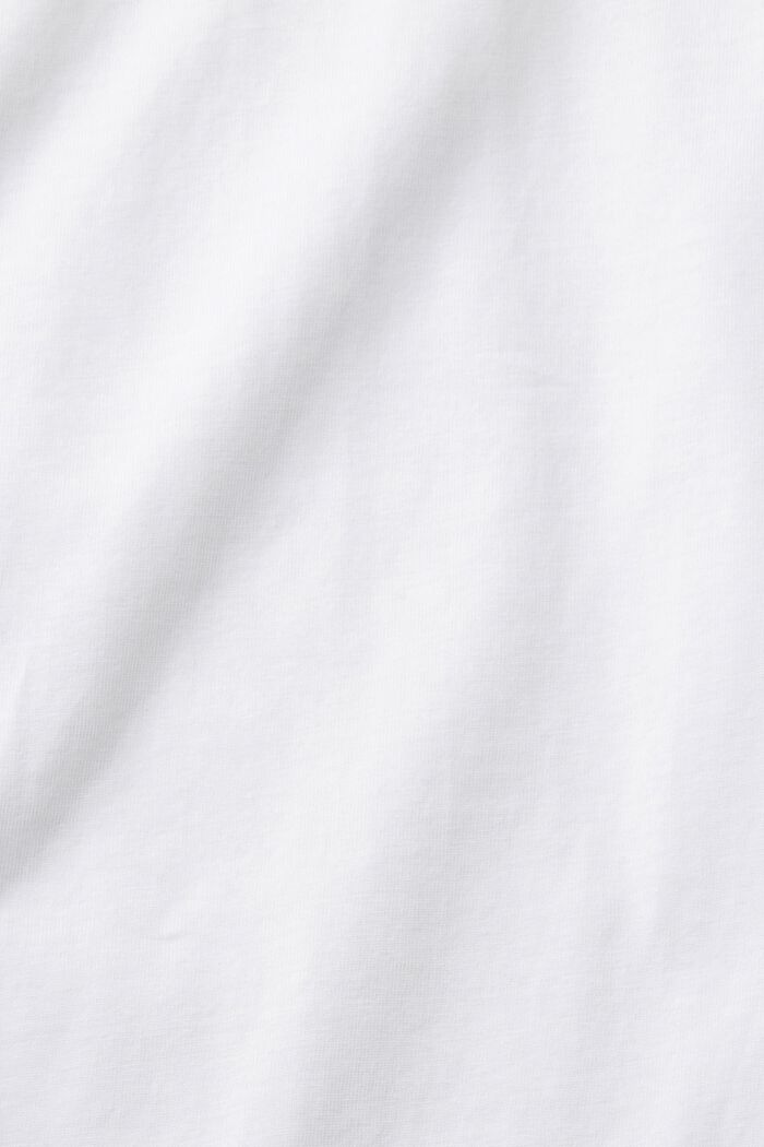 T-Shirt mit floralem Print auf der Brust