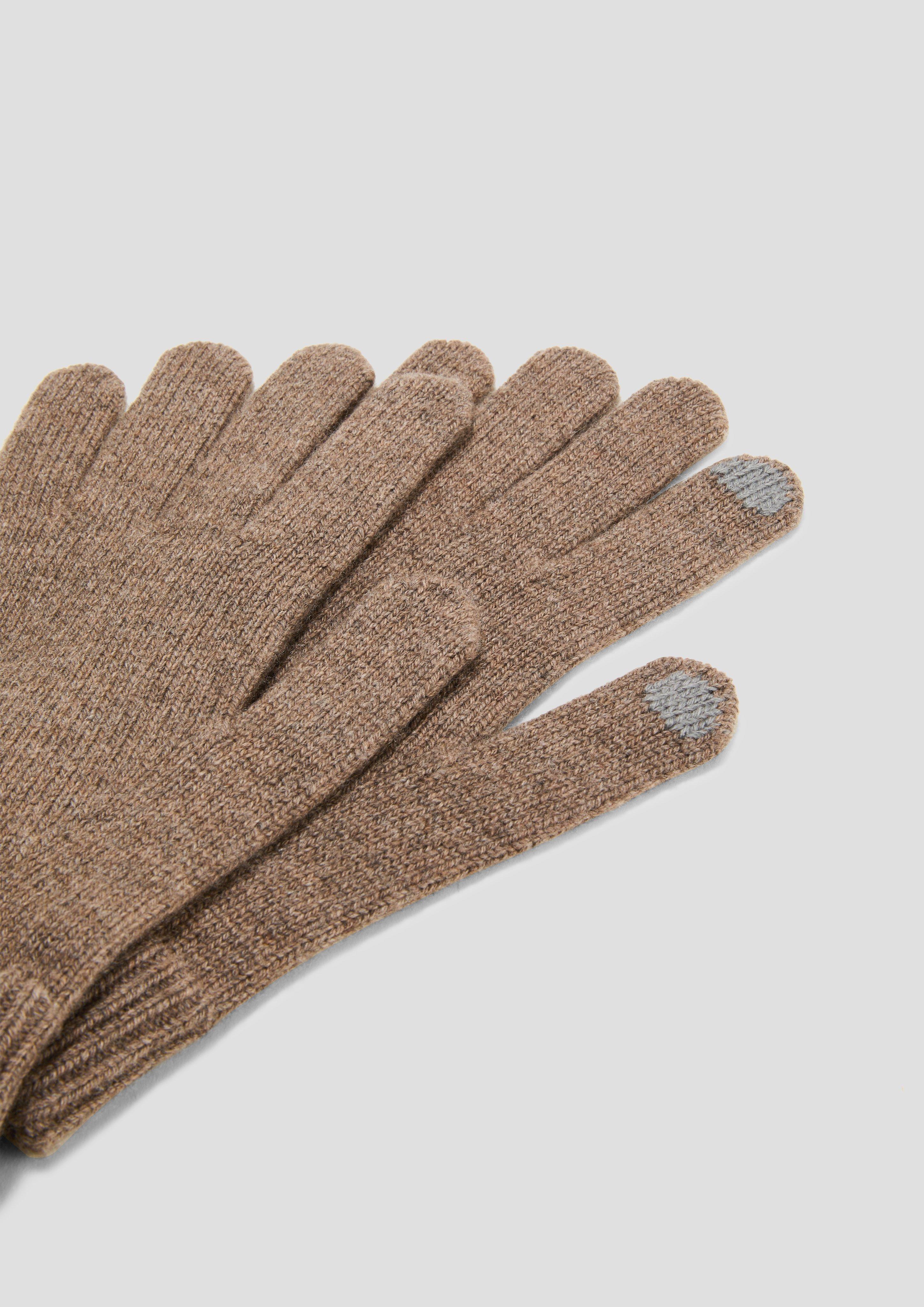 Handschuhe aus Woll-Kaschmir-Mix  2137444-86W0