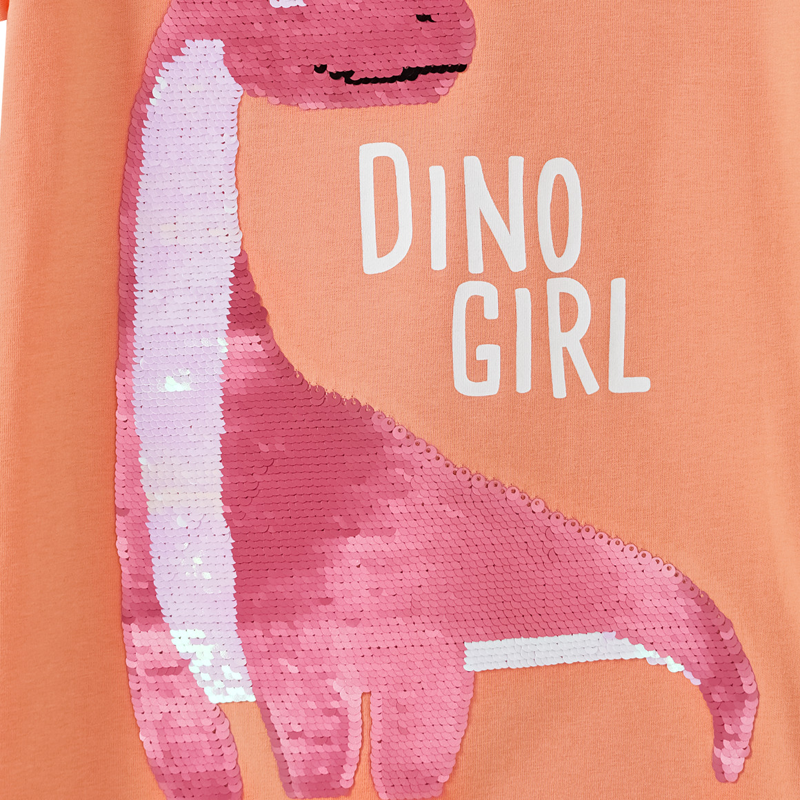 Mädchen T-Shirt mit Wendepailletten