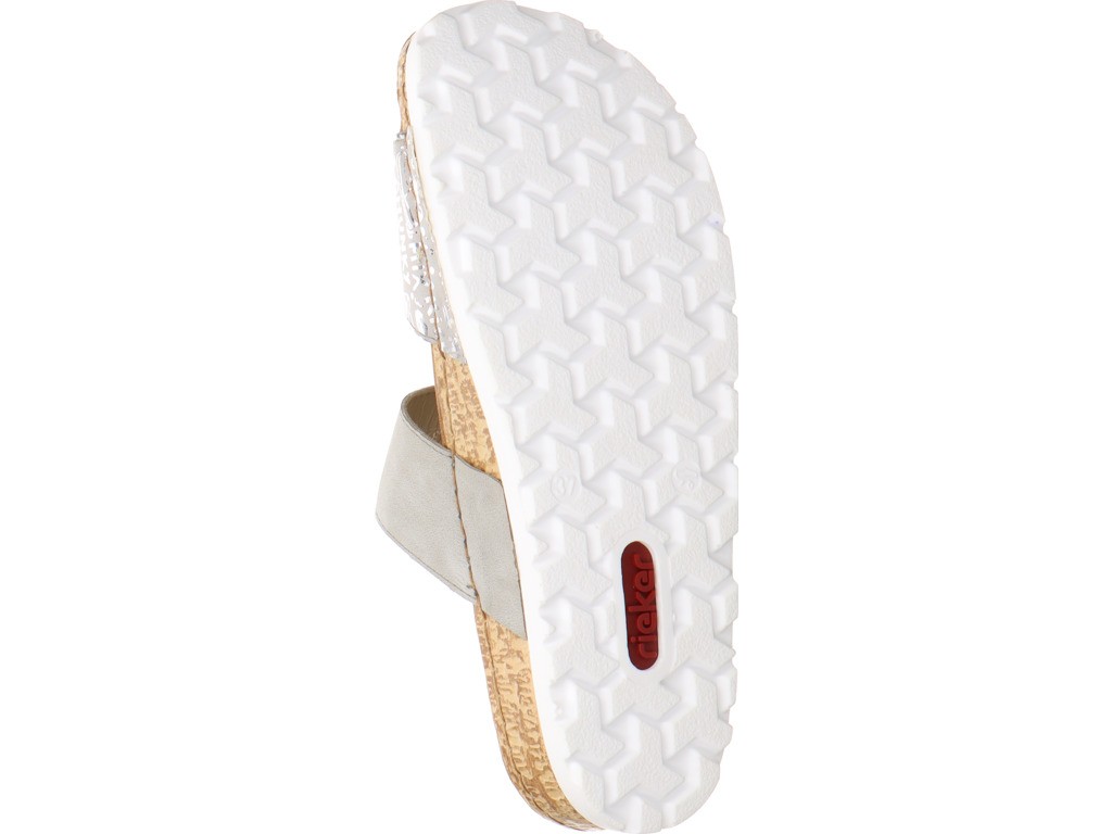 RIEKER Klassische Sandalen grau FSK Damen Sandalen