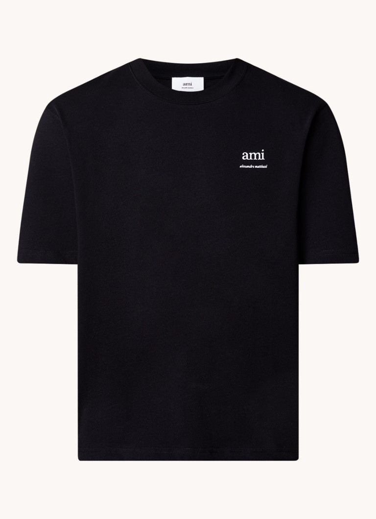 Tricou AMI Paris din bumbac organic cu logo