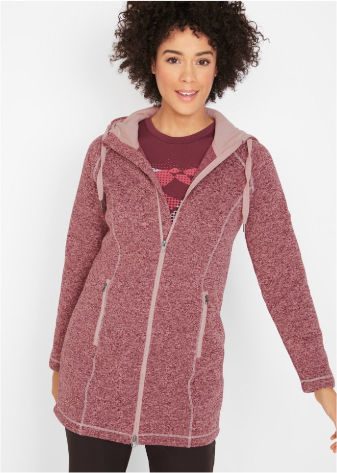 Long-Fleecejacke