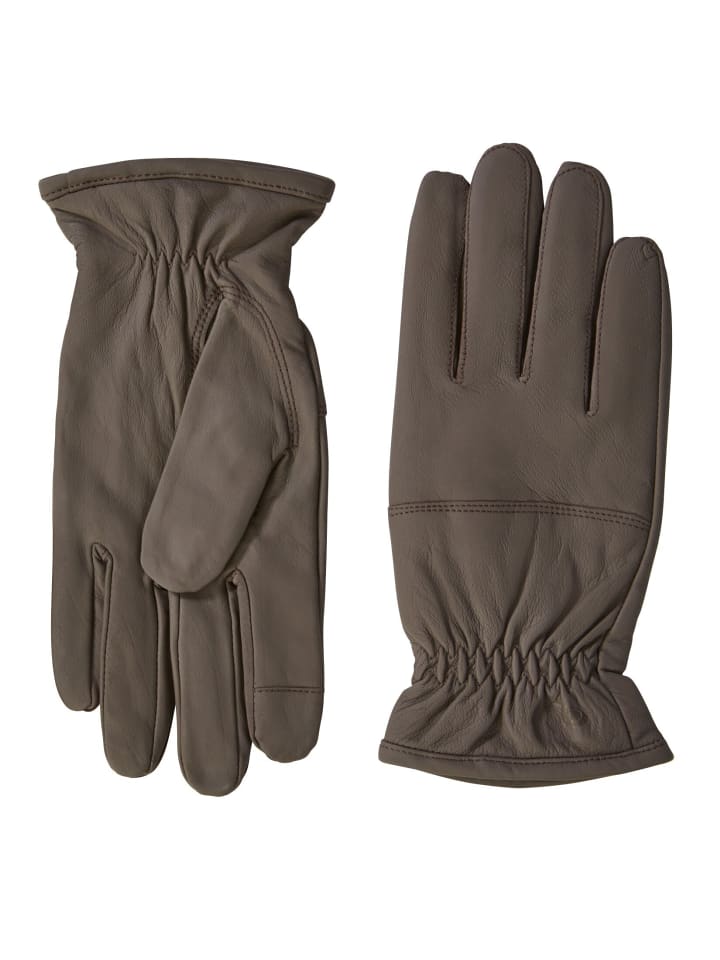 Camel Active Lederhandschuhe mit Screen-Tab Funktion in Dunkelbraun günstig kaufen