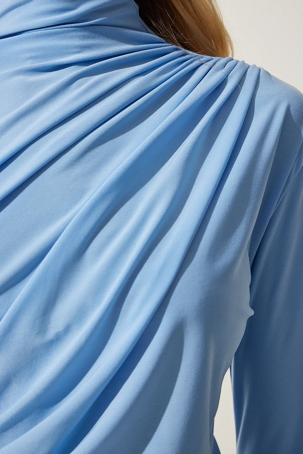 Happiness İstanbul  Bluse - Blau - Slim Fit