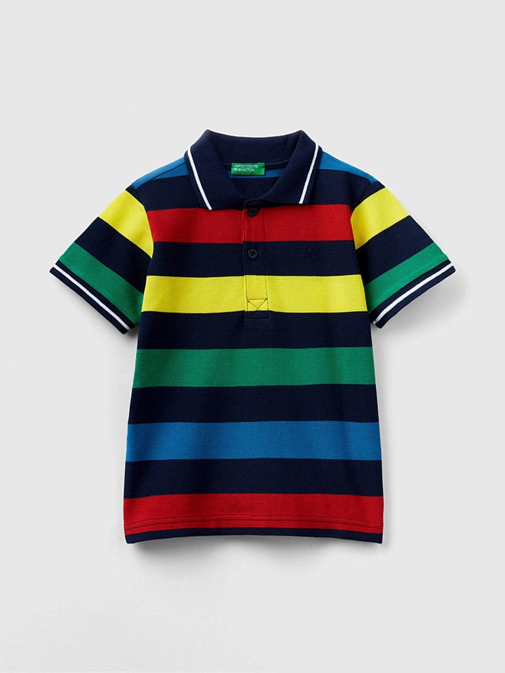 Benetton Poloshirt in Bunt günstig kaufen