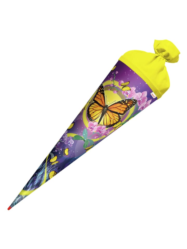 ROTH Schultüte groß Schmetterling 70 cm in Bunt günstig kaufen onesize