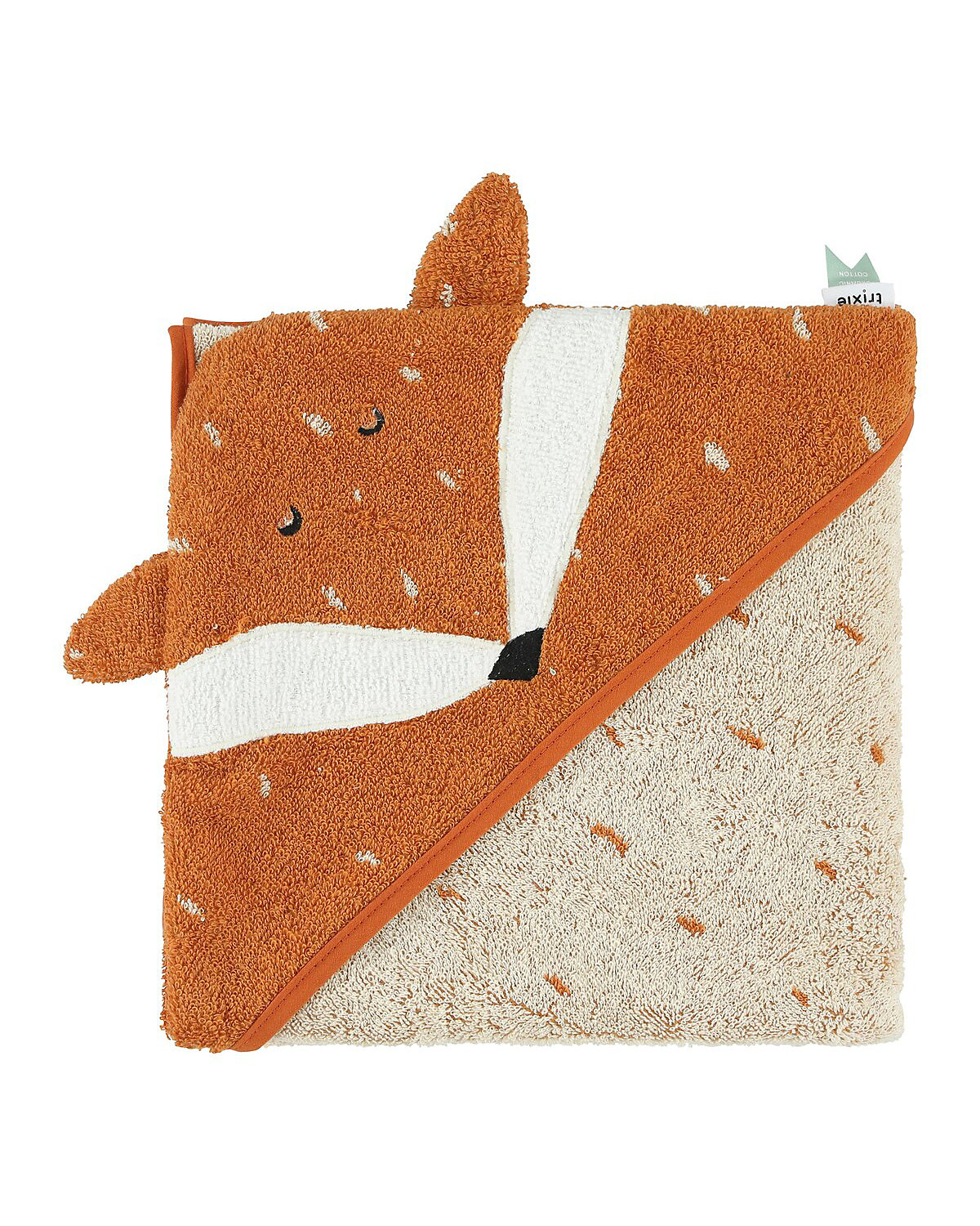 Kapuzenbadetuch Mr. Fox, 75 x 75 cm