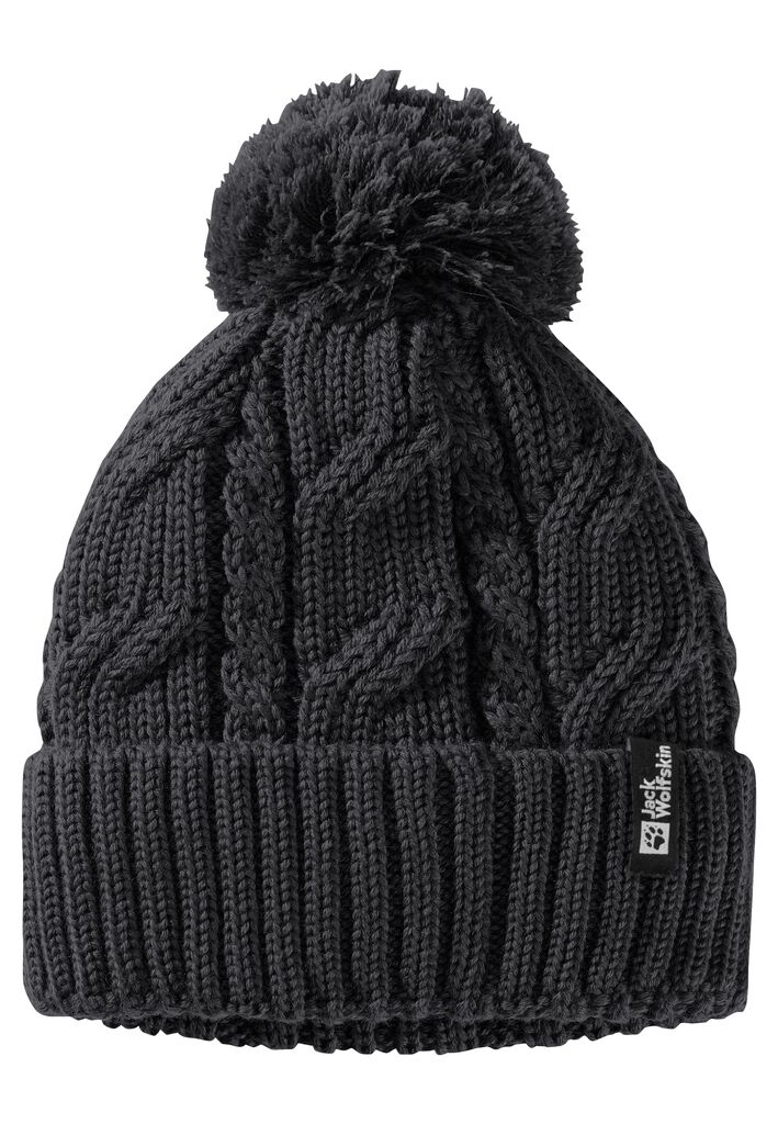 POMPOM BEANIE Winddichte Strickmütze