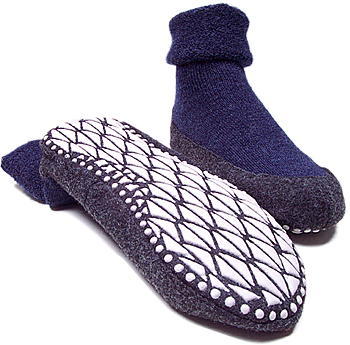 Falke, Serie Cosyshoes, Hausschuhe, Merinowolle, blau