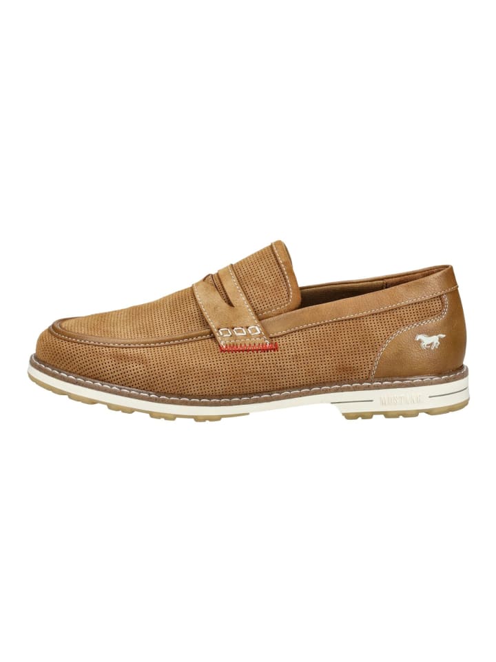 Mustang Slipper in Hellbraun günstig kaufen