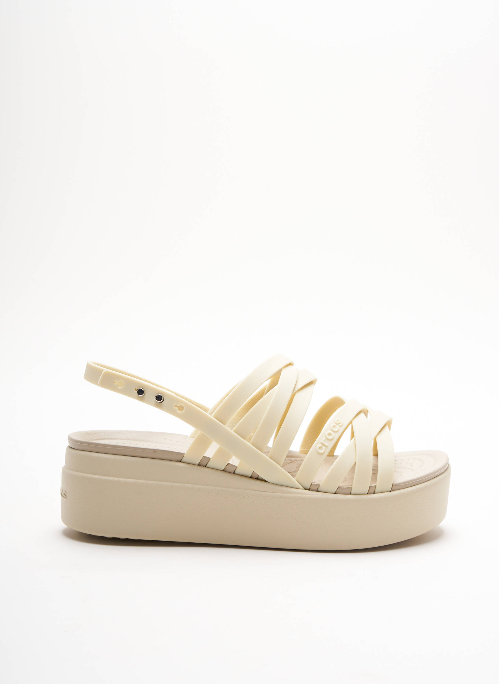 Crocs Sandales Nu Pieds Femme couleur beige