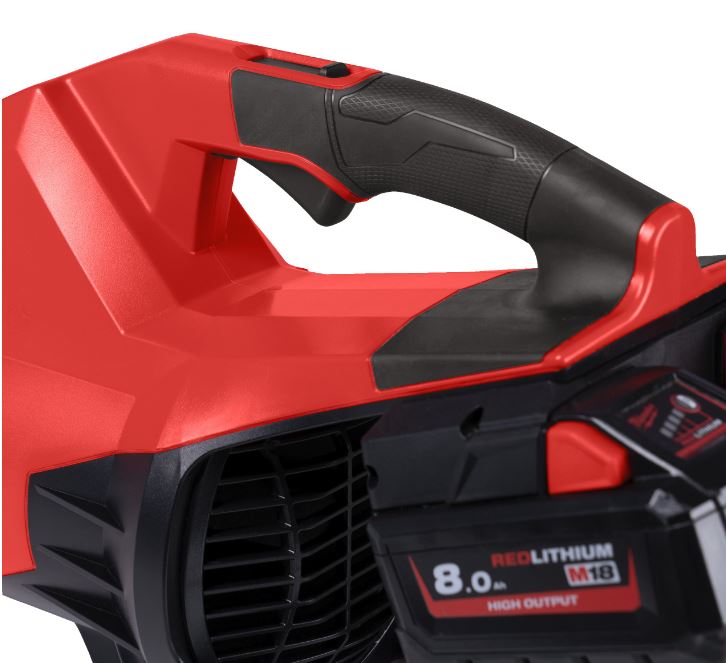 Milwaukee 4933499229 M18 F2BL-802 Akku-Laubbläser mit Kraftstoffbetrieb, 2x18V 8Ah Li-Ion