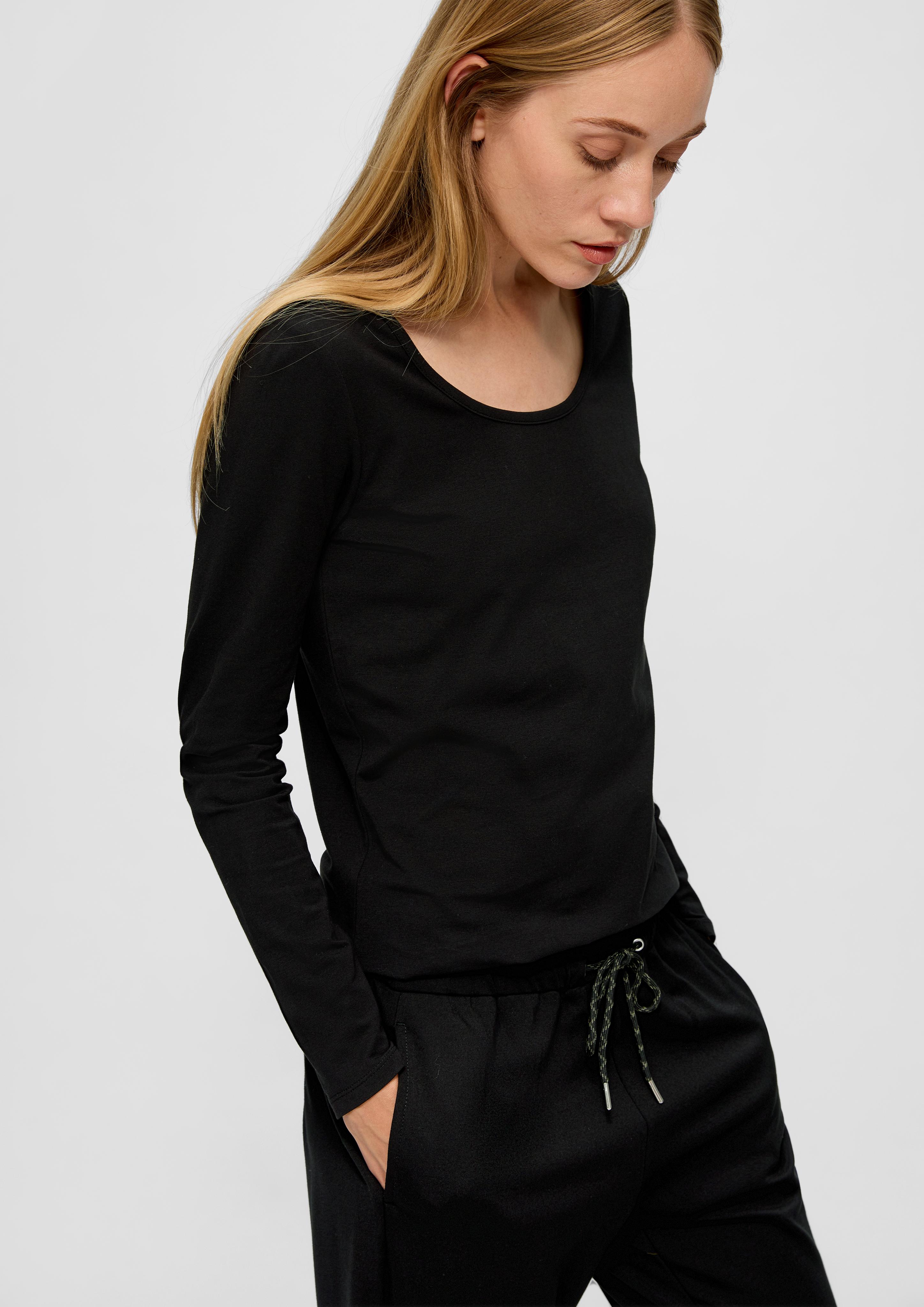 Longsleeve aus Baumwollstretch  2135961-9999