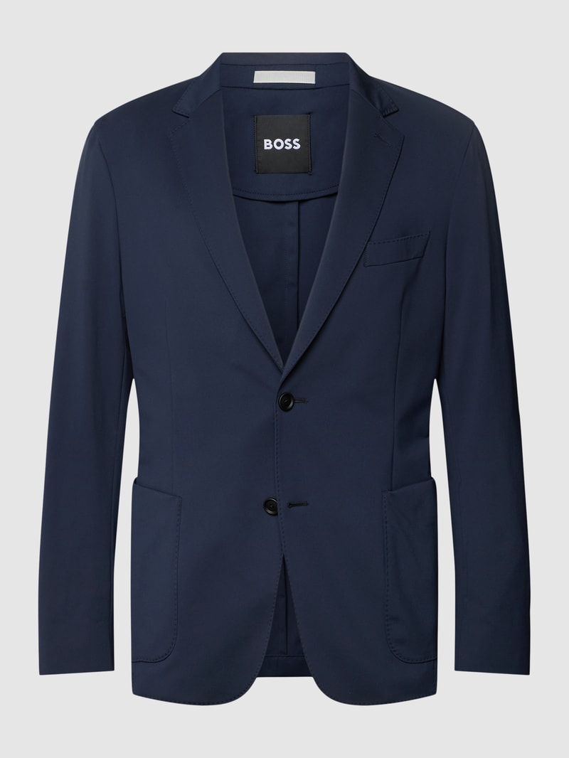 Sakko mit Naht-Details Modell 'Hanry' in marineblau