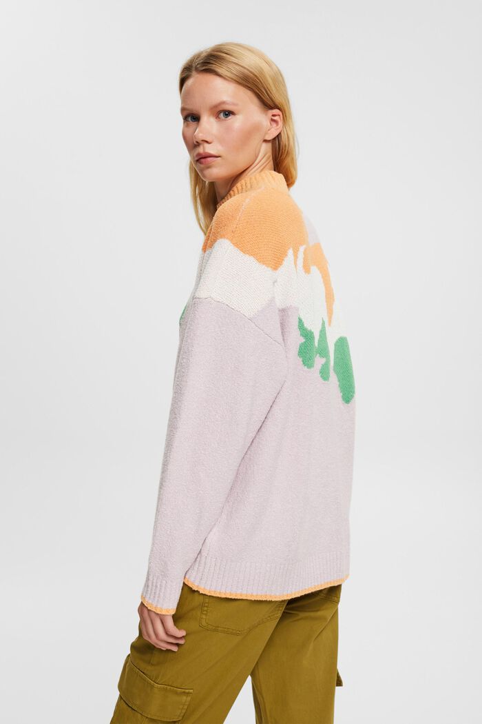Mehrfarbiger Strickpullover