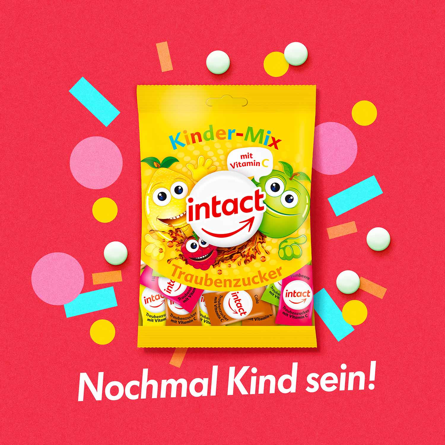 intact Traubenzucker Kinder-Mix 75g