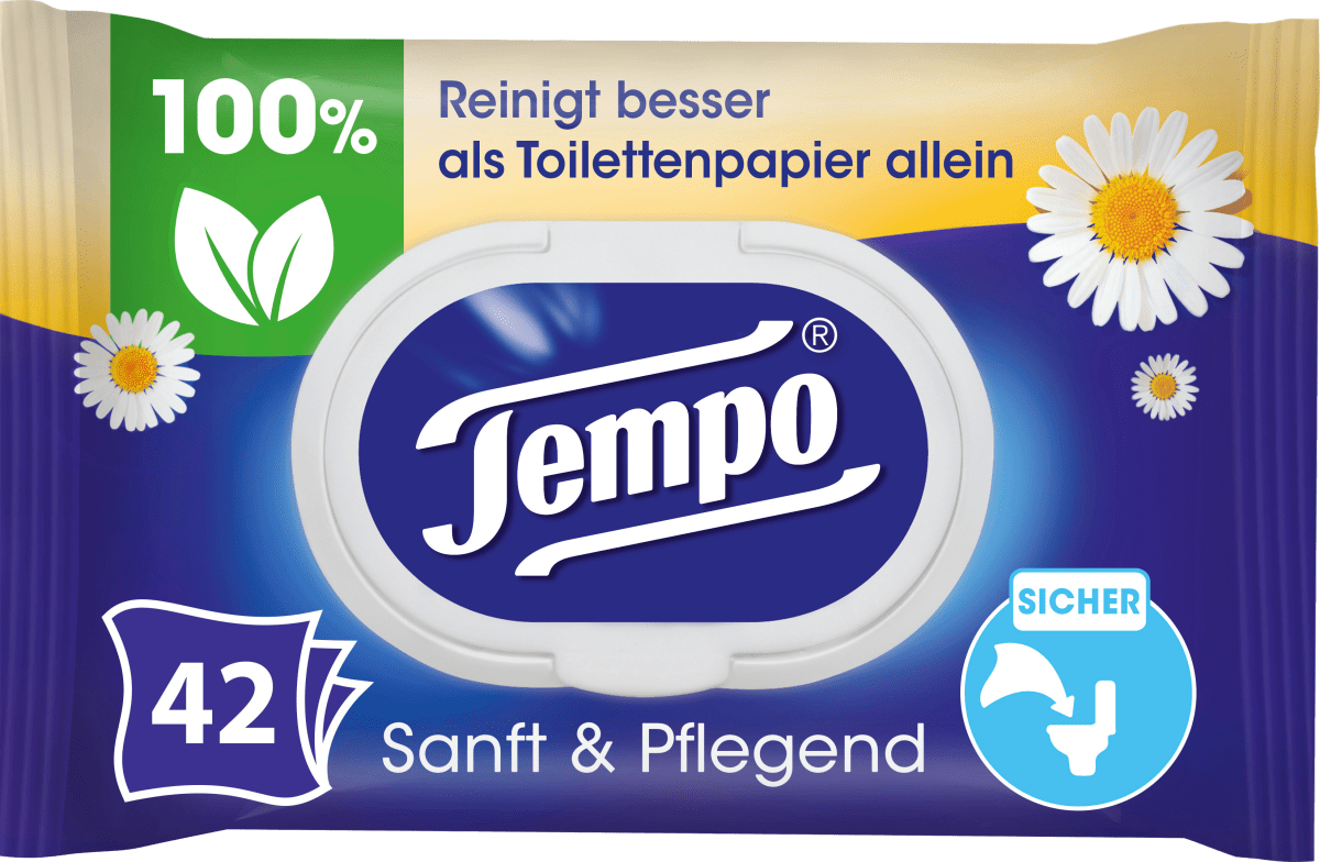 Feuchtes Toilettenpapier sanft & pflegend, 42 St