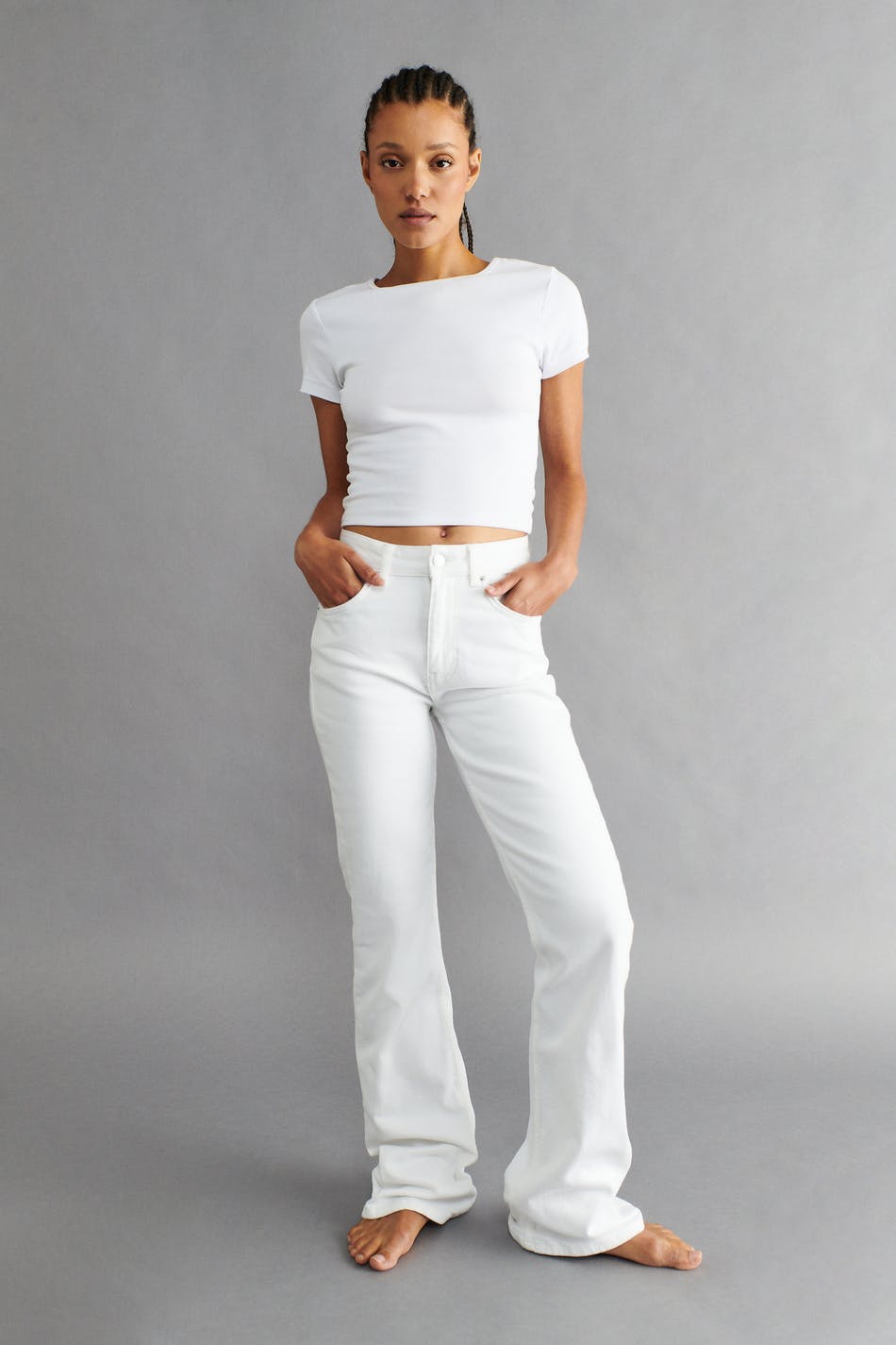 Full length flare jeans