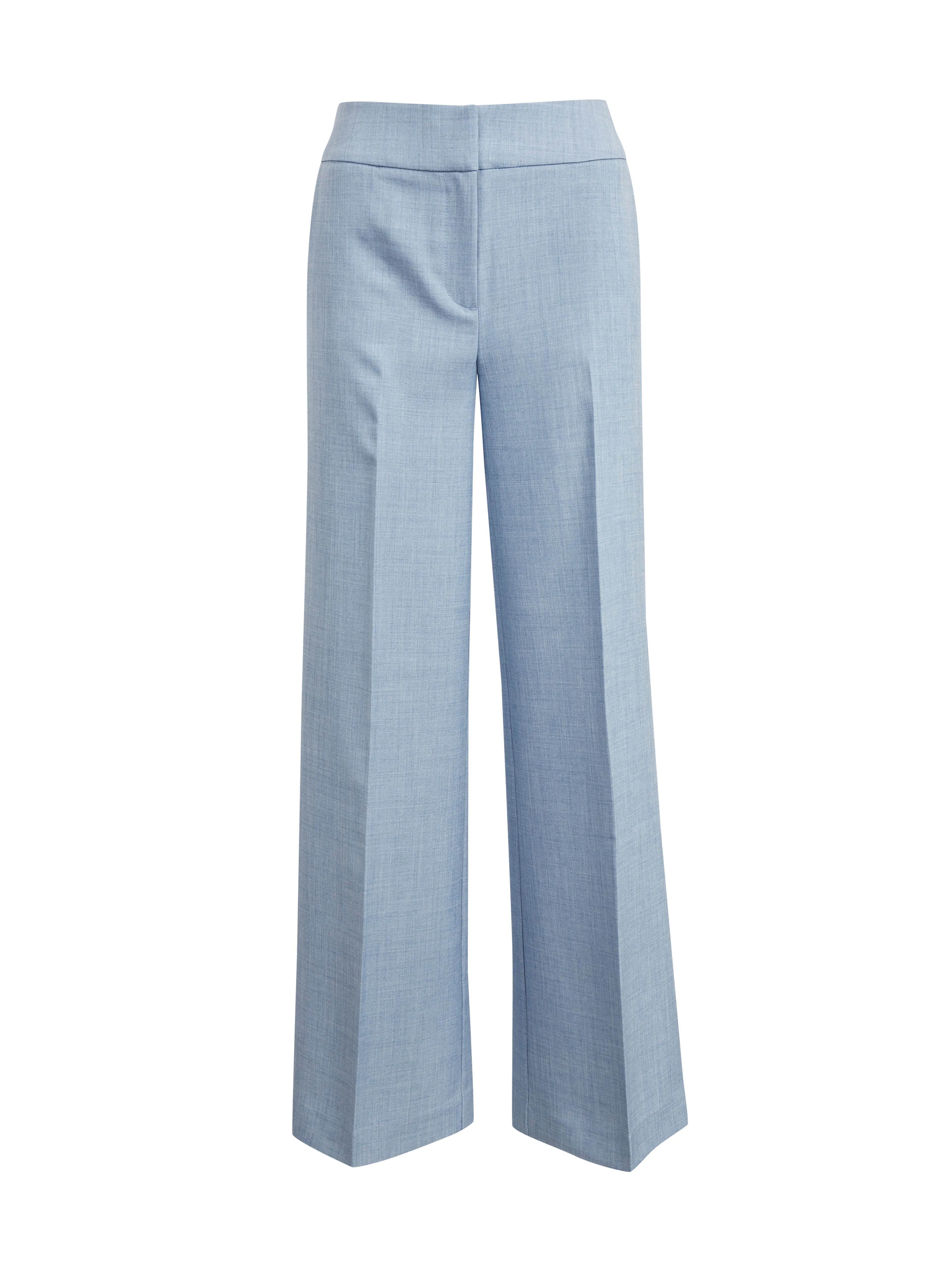 Hellblaue Damen-Weitbeinhose ORSAY