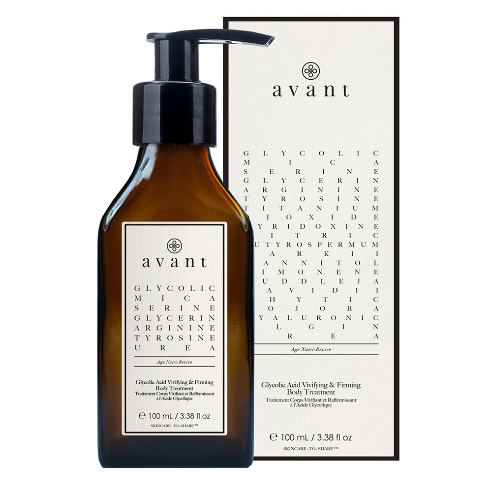 Avant Skincare Traitement Corps Vivifiant et Raffermissant à l'Acide Glycolique Mains & Corps