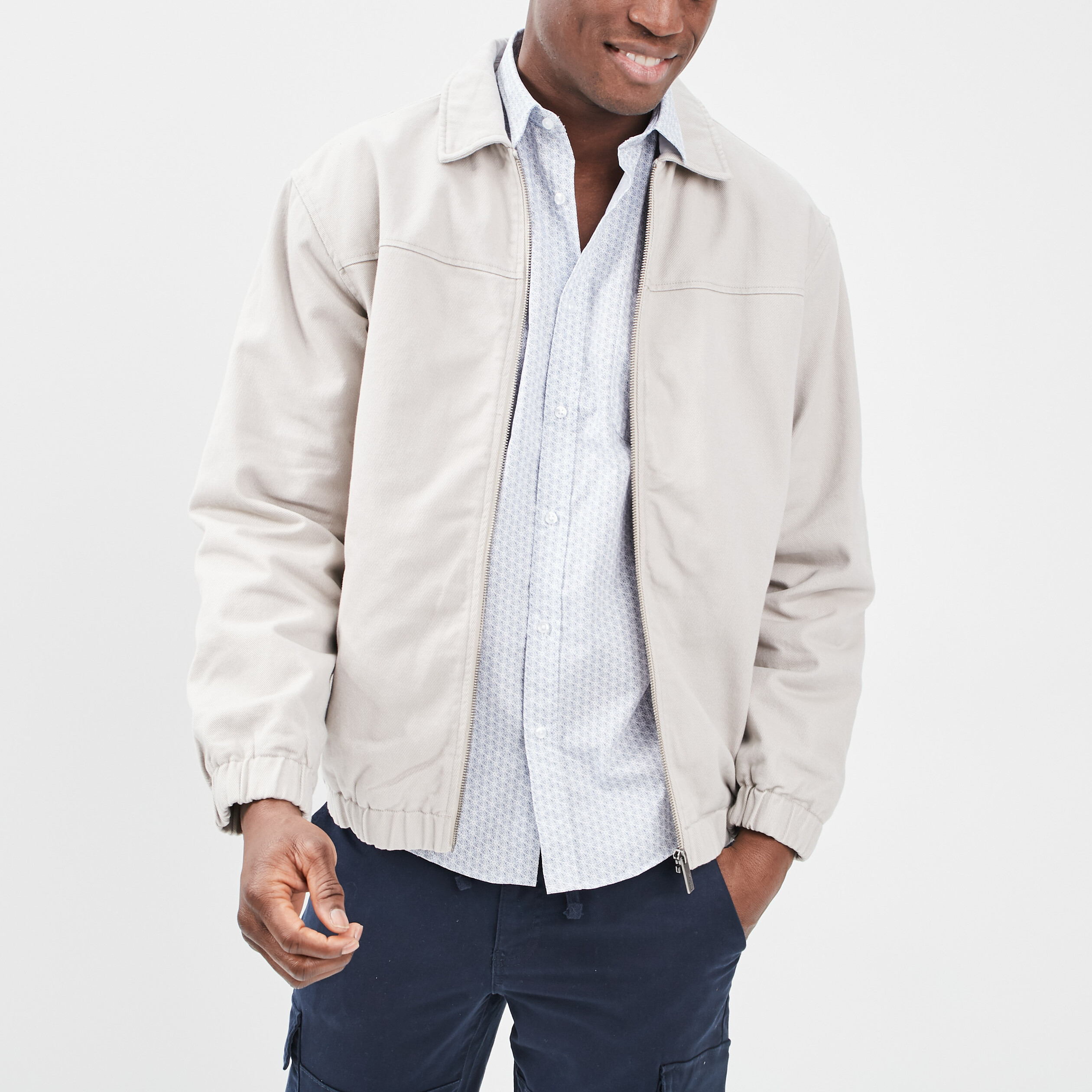 Veste droite sable homme | La Halle