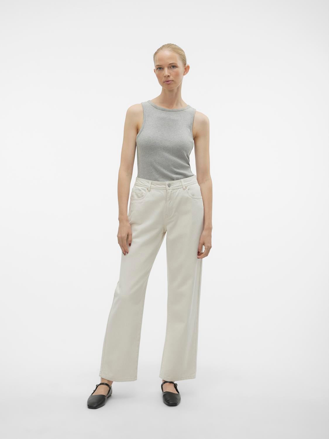 VMEVELYN Niedrige Taille Locker geschnitten Jeans
