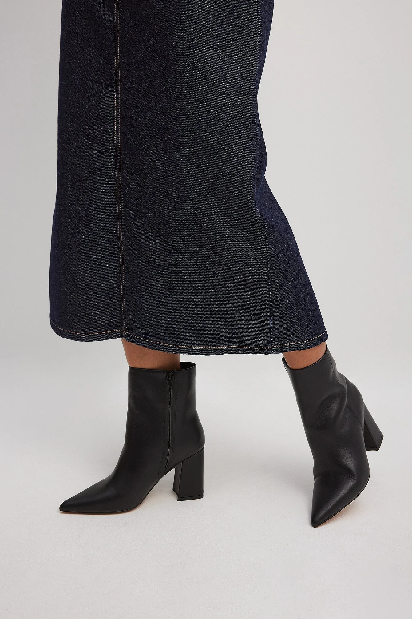 Lederstiefeletten