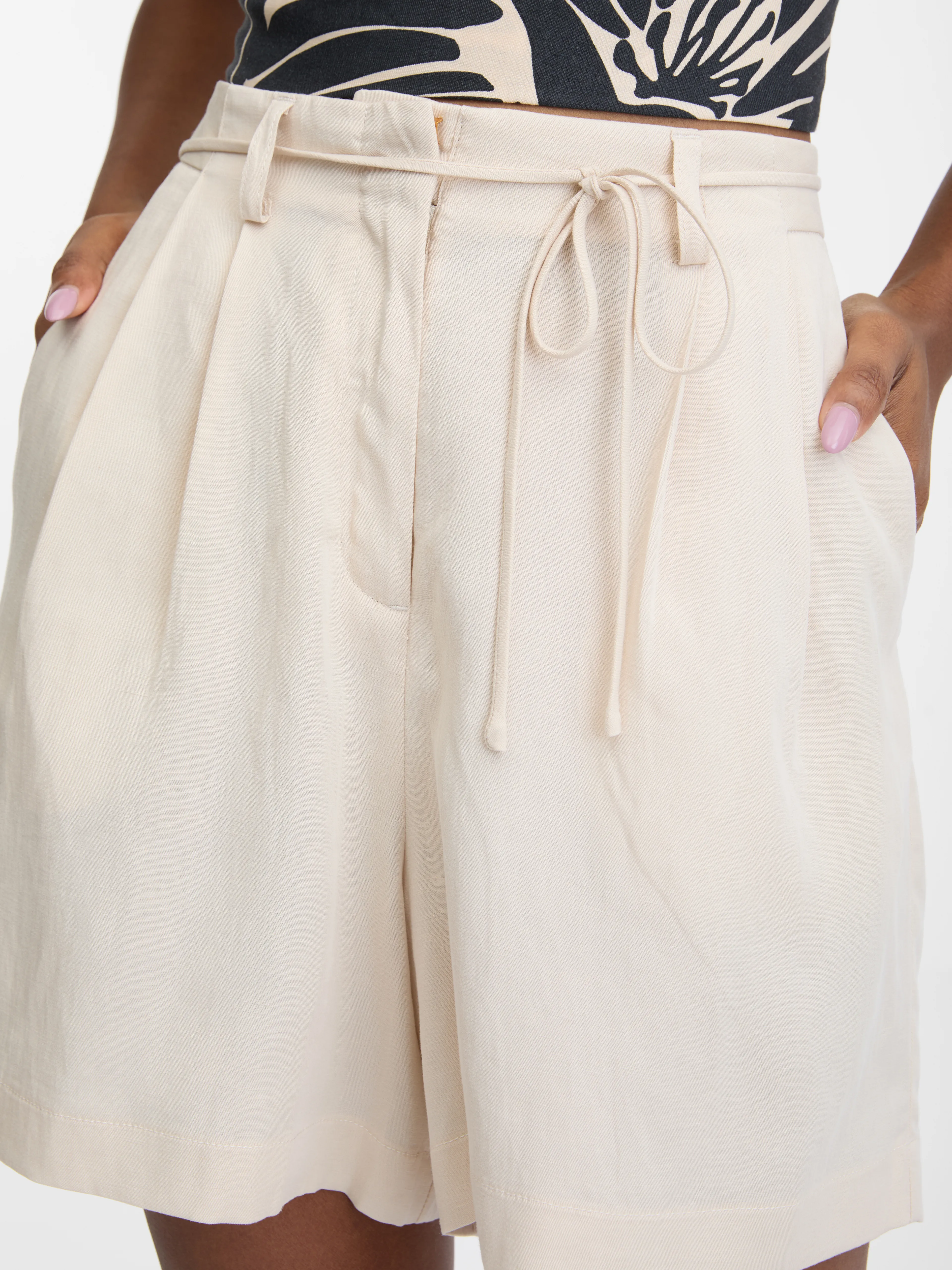 Beige Damen-Shorts ORSAY