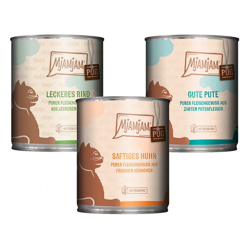 Probierpaket MjAMjAM purer Fleischgenuss 6 x 800 g