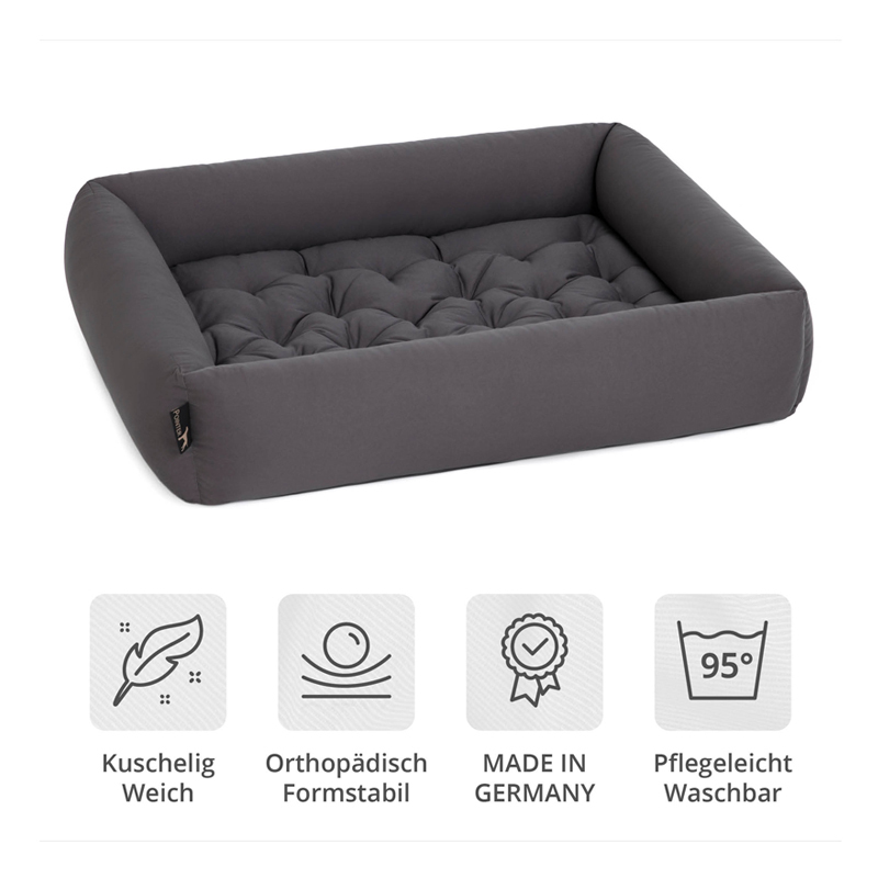 Pointer Hundebetten Pointer Liegeplatz anthrazit XL