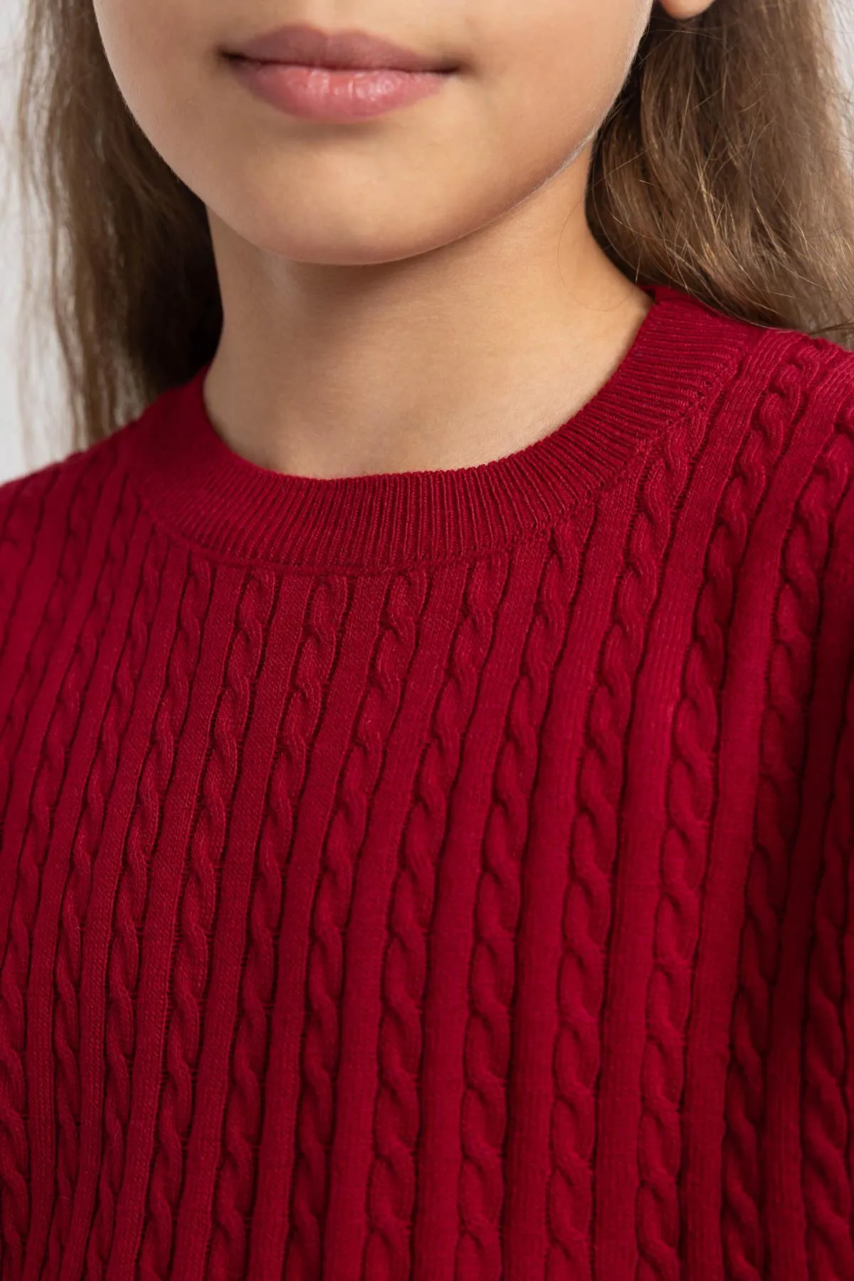 DeFacto  Mädchenpullover mit Rundhalsausschnitt B1701a823wn
