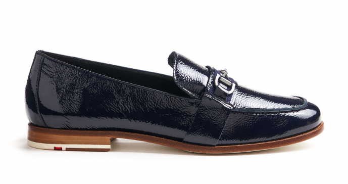 LLOYD Mokassins blau Slipper