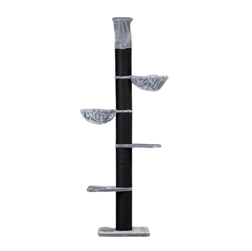 RHR Quality Kratzbäume RHR Quality Kratzbaum Maine Coon Tower grau/ schwarz